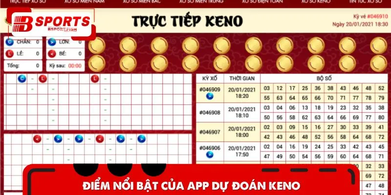 Sức hấp dẫn của app dự đoán Keno cực lớn